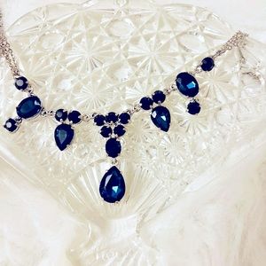 Blue Sapphire Color Necklace